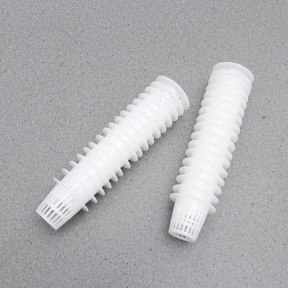 CATIEBYE 50pcs White Plastic Hydroponic Planting Baskets for Gardeners and Farmers, Grow Pots for and Plants