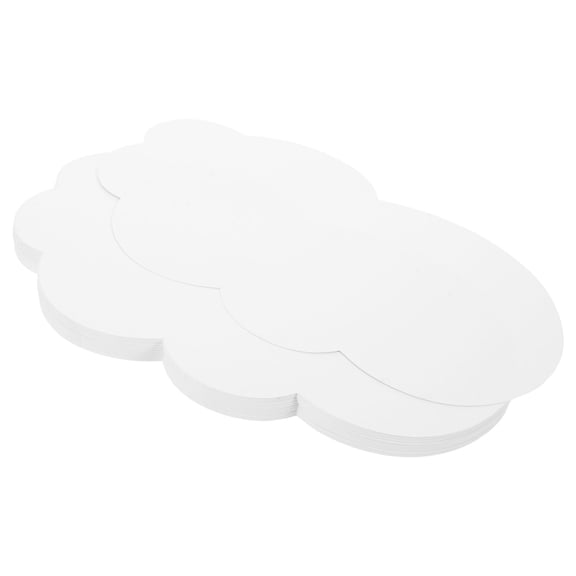 CATIEBYE White Craft Paper Clouds Ideal for DIY Projects and Playroom Wall Decor