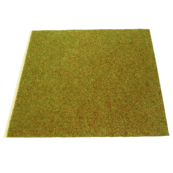 CATIEBYE Cuttable Fake Turf Plastic 1Pack Green for Railway Car Model Demonstration Scene