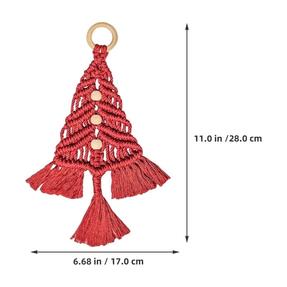 CATIEBYE Diy Macrame Kit Macrame Tapestry Kit Assorted Color 1 Set 11.00X6.68X0.39in