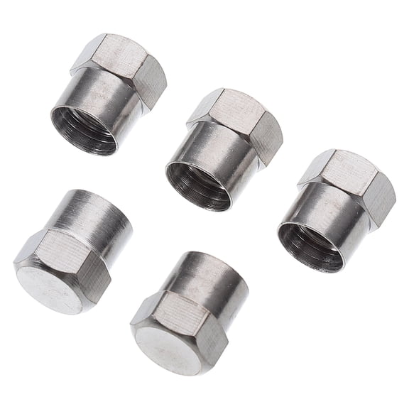 CATIEBYE 5-Pack Stainless Steel Tire Valve Extenders for Cars, Motorcycles, Trucks and Bikes, and Easy to Install