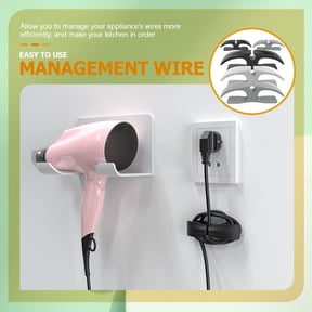 CATIEBYE Kitchen Appliance Cord Organizer, Self-Adhesive Cable Winders for Neat and Tidy Counters, 5 Pieces