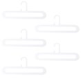 thumbnail image 1 of CATIEBYE 5Pcs Traceless Hanger Coat Hangers Plastic Simple Design for Home Organization Family 16.1X6.7in, 1 of 8