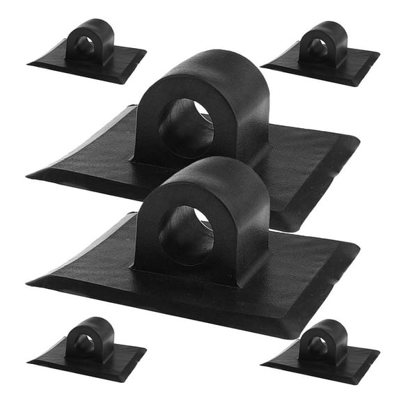 CATIEBYE 6Pcs Kayak Engine Motor Mount Black Durable Bracket for Inflatable Boats