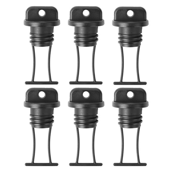 CATIEBYE 6Pcs PVC Thread Drain Plug Kit for Kayak Boat Canoe Easy to Install Replacement Parts