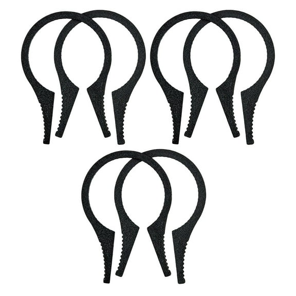 CATIEBYE Filter Removal Tool, Black ABS, High-Strength, Comfortable Grip, Camera Use, 6Pcs