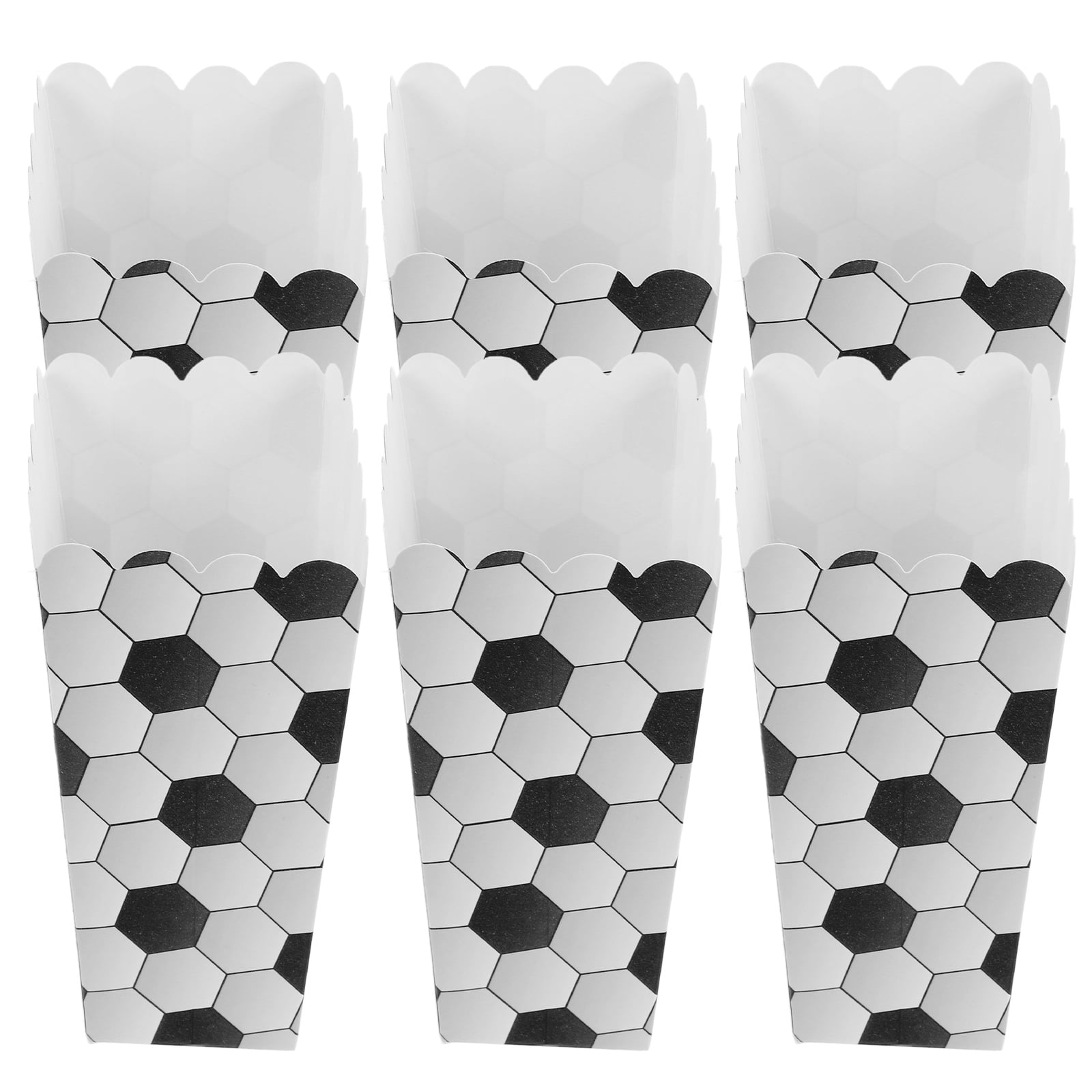 CATIEBYE 6pcs Sports Theme Party Favors Multi Colored Storage for Birthday Celebrations for Fan Gear