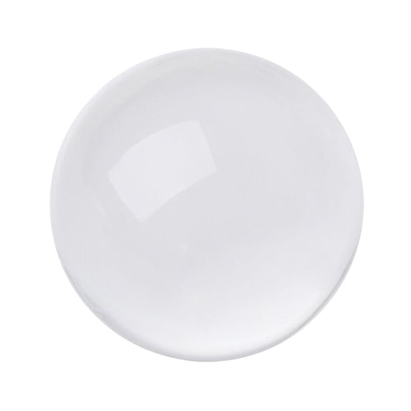 CATIEBYE 70mm Transparent Crystal Sphere Glass Ball for Display and Juggling