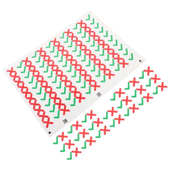 CATIEBYE 80pcs Self Adhesive Check Mark Stickers Removable for Labeling