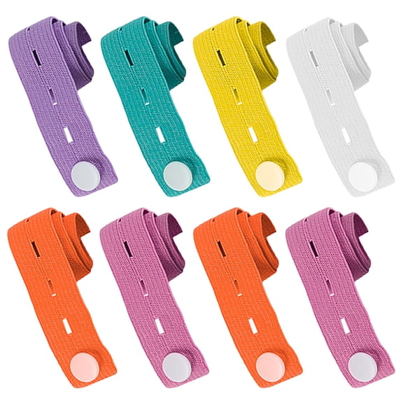 CATIEBYE 8Pcs Outdoor Clothes Organizing Supply Adjustable Elastic Strap for Closet and Suitcase