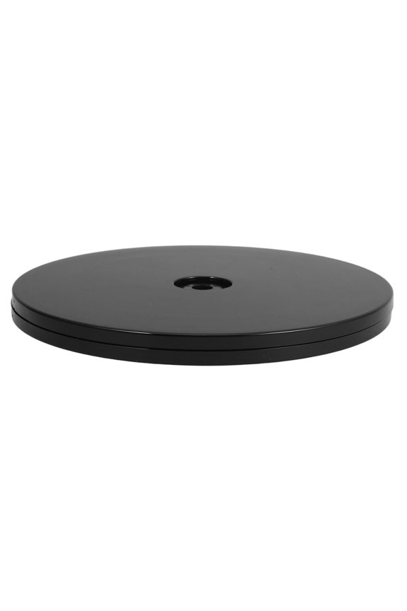 Acrylic Rotating Display Stand with 360 Degree Smooth Spin for Home Black