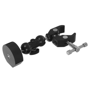 CATIEBYE Adjustable Marine Antenna Mount Clamp for Vehicle Roof Rack and Antenna Base Installation