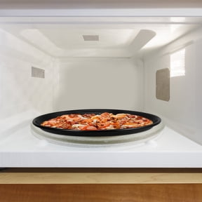 CATIEBYE Microwave Pizza Crisper Pan Nonstick Metal Pizza Tray for Kitchen Tasks
