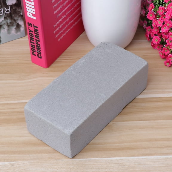 CATIEBYE Artificial Flower Mud 1Set Grey Rectangular for Flower Basket Blocks and Floral Arrangements