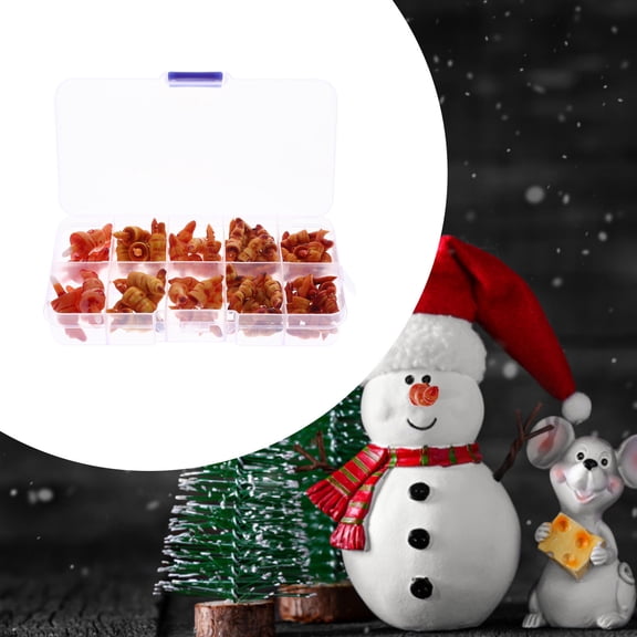 CATIEBYE Chic Assorted Color Plastic Snowman Nose for Creative Xmas Crafts