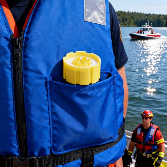 CATIEBYE Automatic Inflator Replacement for Inflatable Life Jackets Easy Installation Yellow