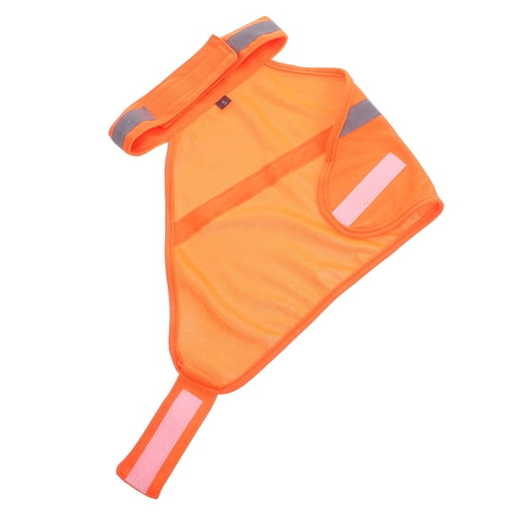 CATIEBYE Bandanas for Dogs Fluorescent Orange 1Pcs High Visibility Reflective Gear
