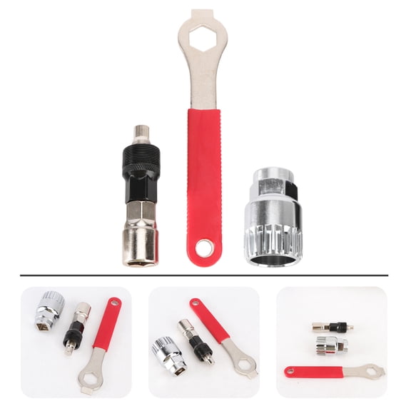 CATIEBYE Bike Bottom Bracket Removal Tool Kit, Crank Extractor Puller with 16mm Spanner, Repair Tool, Assorted Colors