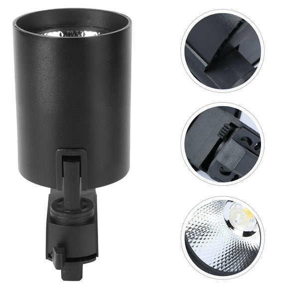 CATIEBYE Black LED Track Light COB Ceiling Spotlight Adjustable Durable Lighting for Retail Display 20W