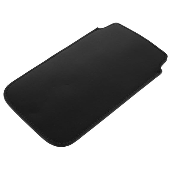 CATIEBYE Black PU Phone Case Universal Fit with Protective Oil Edge for Large Smartphones