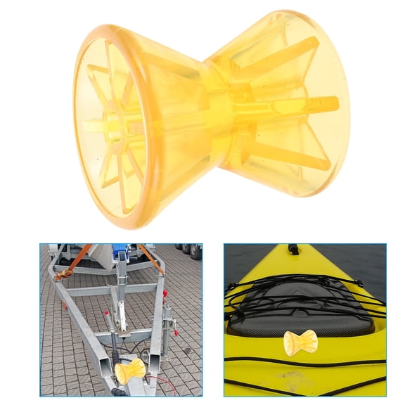 CATIEBYE Boat Trailer Bow Roller for Yacht and Pontoon Pvc Yellow Guide