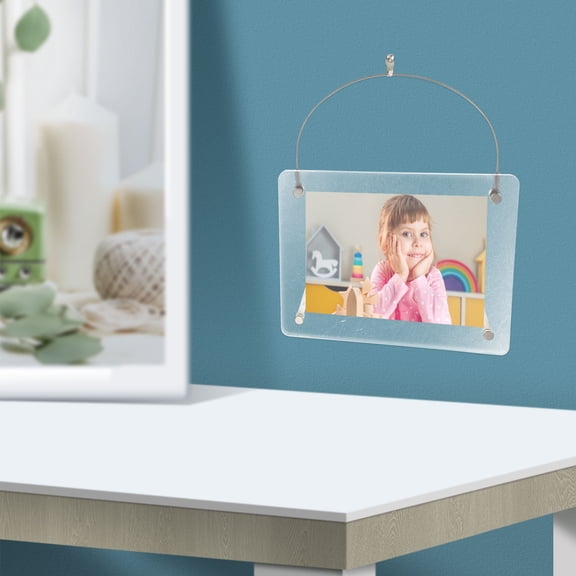 CATIEBYE Clear Acrylic Wall Picture Frame Frameless Style for Modern Home Or Office Decor