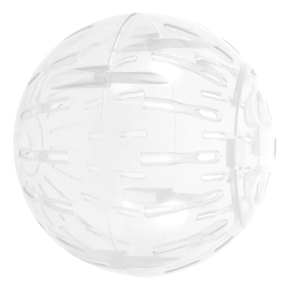 CATIEBYE Hamster Entertainment Ball Hamster Running Ball Plastic White 1Pcs for Pet Owners at Home Use