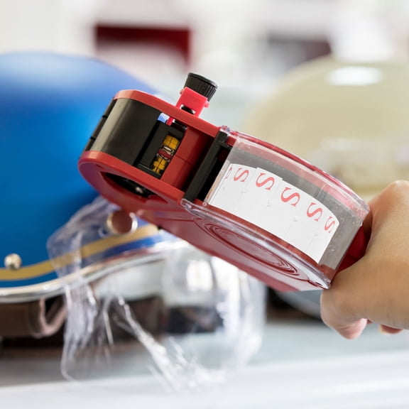 CATIEBYE White Clothing Size Stickers with Strong Adhesion for Shirts Sweaters and Coats