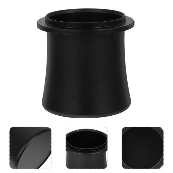 CATIEBYE Aluminum Alloy Metal Dosing Cup Black for Coffee Machine Use