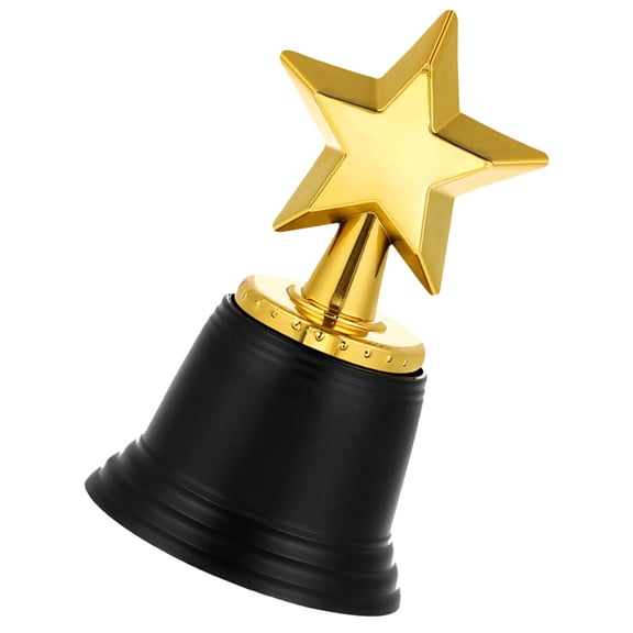 CATIEBYE Plastic Trophy Golden Award for Decor Elegant Design Compact Size