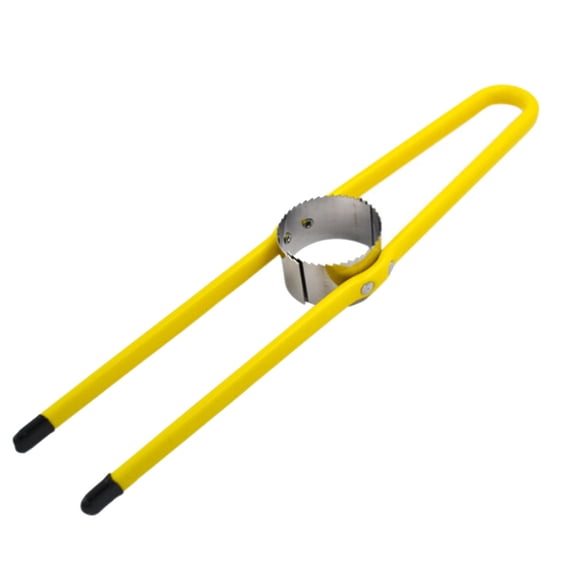 CATIEBYE Corn Grain Threshing Machine with Long Handle Stainless Steel Blades Yellow