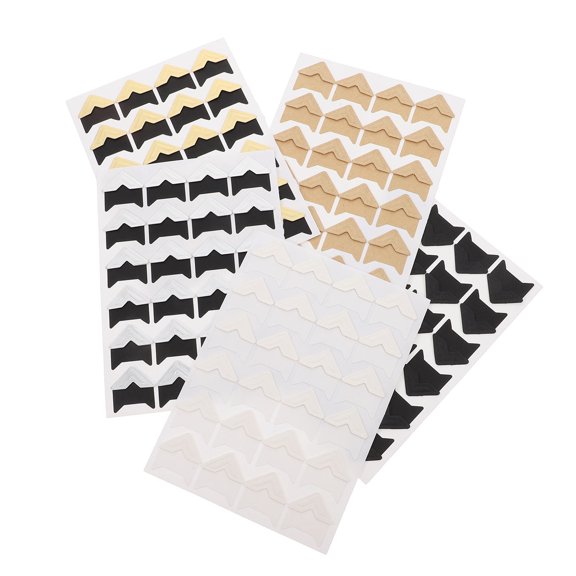 CATIEBYE Creative DIY Photo Corner Stickers for Albums Journals and Picture Frame Decor