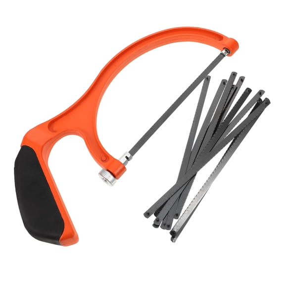 CATIEBYE 1Set Compact Wood Craft Bow Saw with Smooth Cutting Metal Teeth and Portable Design