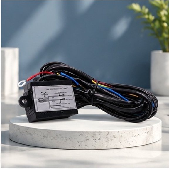 CATIEBYE Daytime Running Light Controller for Car LED Dimmer Relay Black Durable Build