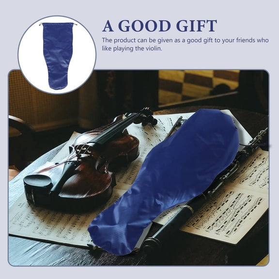 CATIEBYE Decorative Blue Violin Cover Perfect for Protection and Portable Storage Use