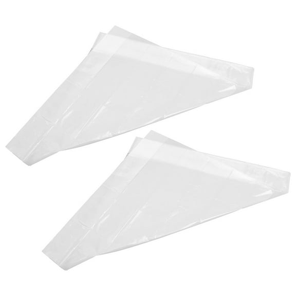 CATIEBYE 2-Pack White Mattress Storage Bags Plastic Wrapping Covers for Bedding and