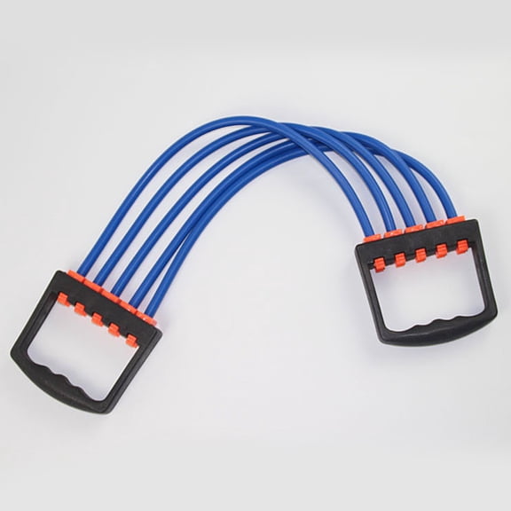 CATIEBYE Dual Purpose Chest Expander with Rubber Bands for Adjustable Strength and Comfort