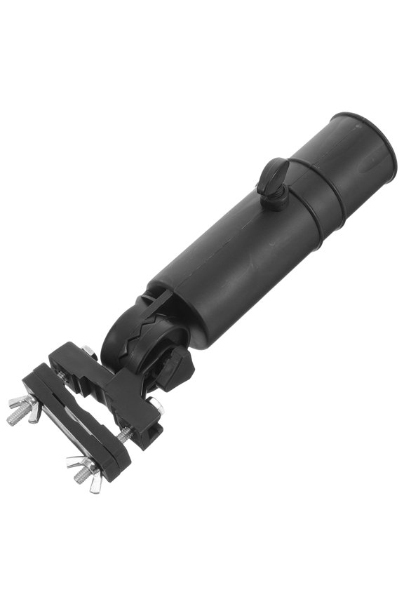 Durable Black Plastic Umbrella Mounting Holder for Golf Carts