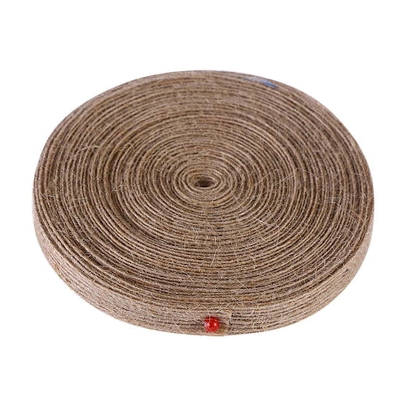 CATIEBYE Durable Natural Jute Webbing Ribbon for Weaving Embellishments and Decorative Crafts