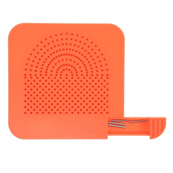 CATIEBYE Durable Orange Paper Quilling Board for Jewelry Wire Forming and Crafting Projects