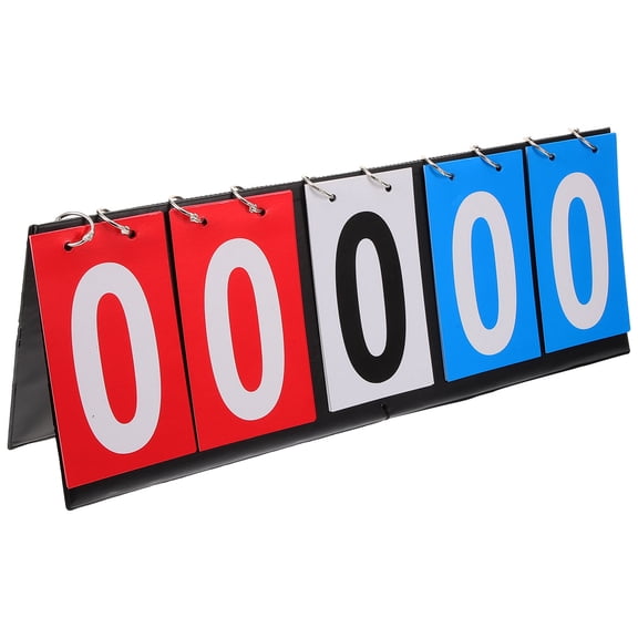 CATIEBYE Multi Use Flip Scoreboard for Basketball Tennis Football Tabletop Durable and Easy to Use