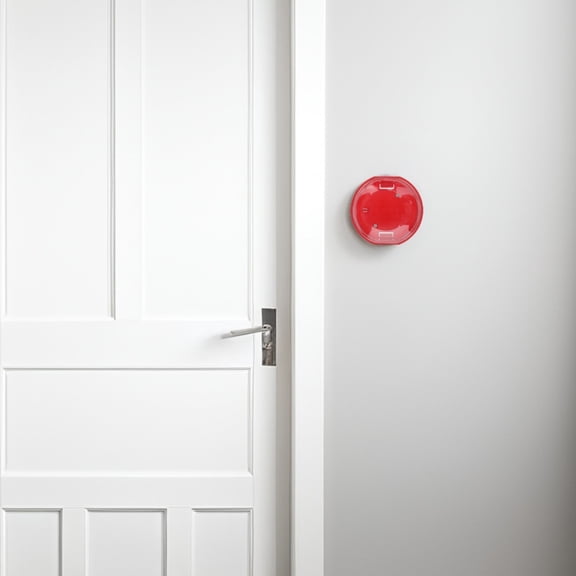 CATIEBYE Red Fire Emergency Key Storage Box Wall Mounted Home Security