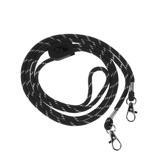 CATIEBYE Ski Gloves Leash, Adjustable Anti-Lost, Black Polyester, Hands-Free Convenience