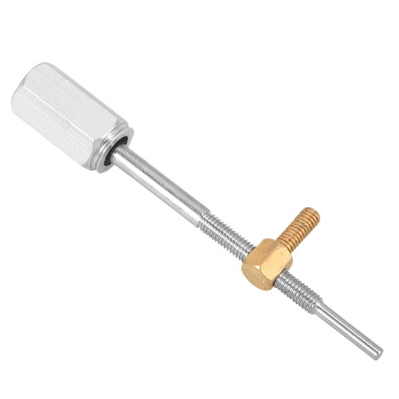 CATIEBYE Durable Violin Bow Frog Screw Plated Silver Zinc Alloy Musical Accessory for Home Use
