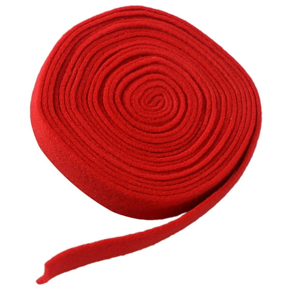 CATIEBYE Decorative Patches Material Felt Ribbon Red Diy Crafts Christmas Tree Ornaments 1Pcs