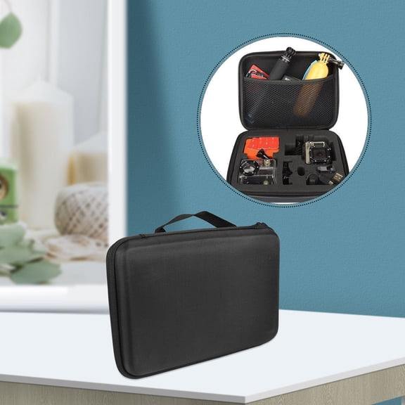 CATIEBYE Extra Large Camera Bag Sports Camera Storage Bag Black 1Pack Protection from Wet Dirt and Dust
