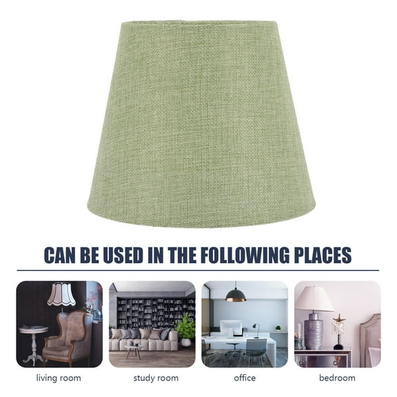 CATIEBYE Green Nordic Fabric Lampshade for Home Decor, , Portable, Modern Design, Easy to Install, Energy Saving