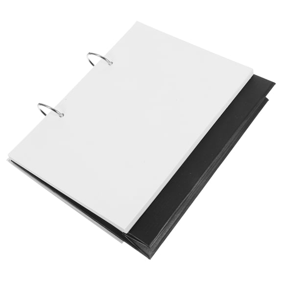 CATIEBYE Black Standing Flip Calendar Blank Desk Calendar for Office Organization