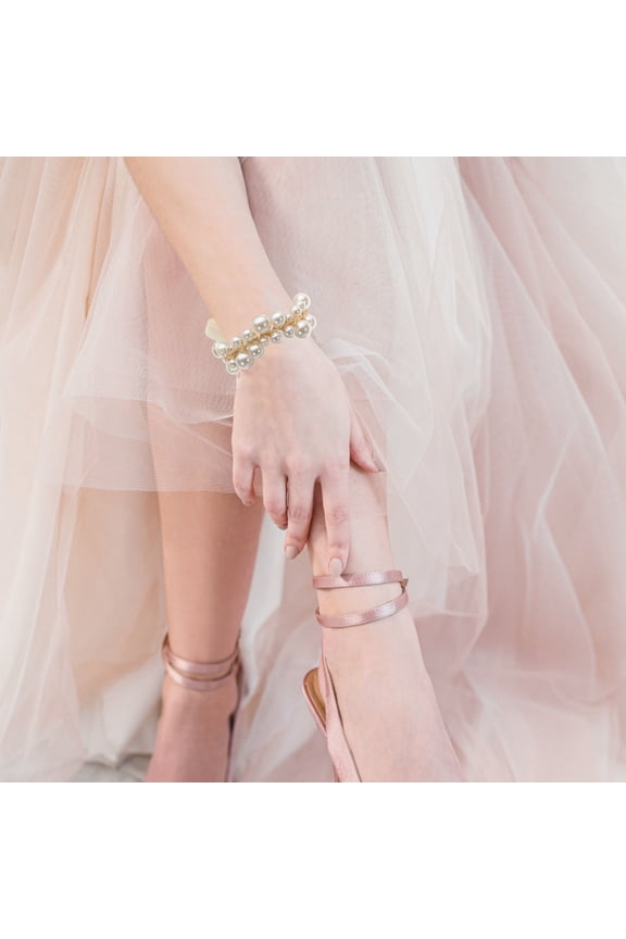 Floral Bracelet Wrist Corsage Bracelet For Events With Lace 1Set