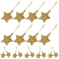 thumbnail image 1 of CATIEBYE Gold Star Christmas Tree Ornaments 24Pcs Five-Pointed Star, 1 of 8